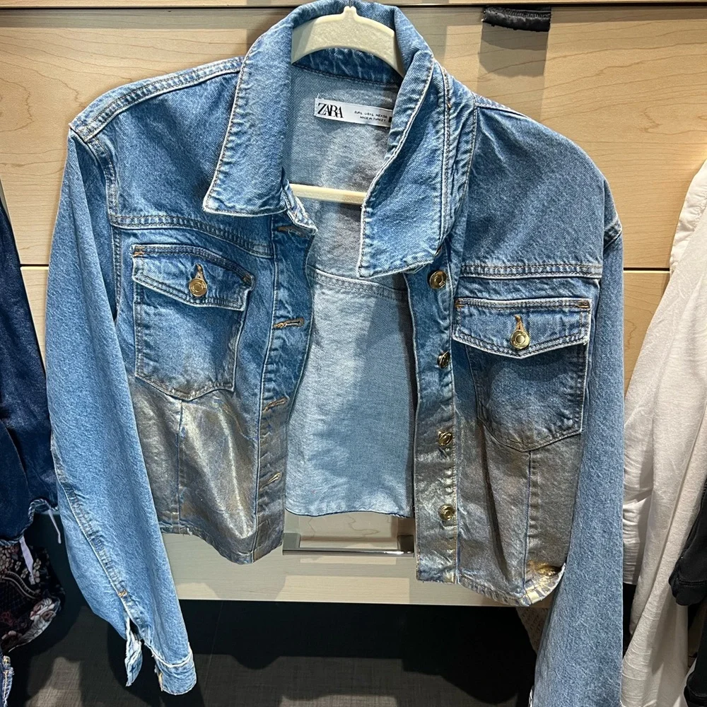 Zara denim jacket - Picture 3 of 4